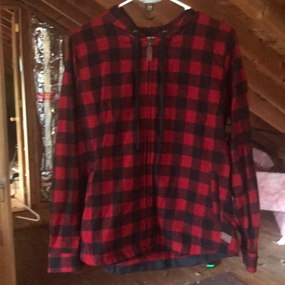 Super soft women’s flannel hooded zip up coat